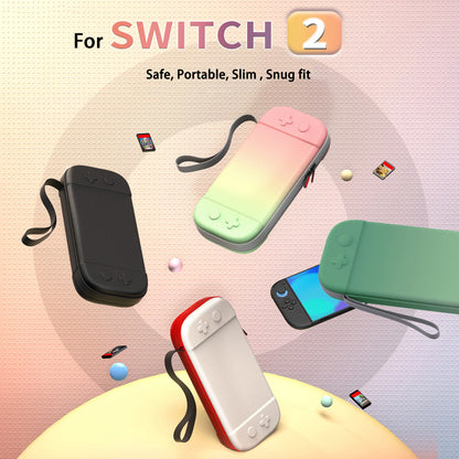 EAV Nylon Portable Hard Shell Storage Bag For Nintendo Switch 2 With Card Slot Anti Drop Waterproof Multifunctional Case