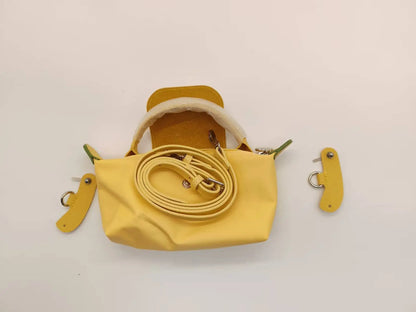 1 Set Of High-quality Lc Waterproof Nylon Women's Shoulder Bag, Multi-functional Phone Bag With Shoulder Strap