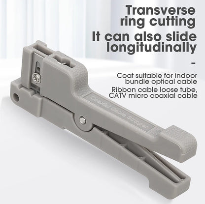 45-162 45-163 45-165 Fiber Optic Stripper Coaxial Cable Stripper Optical Cable Slitter Wire Stripper Tool Beam Tube Stripper