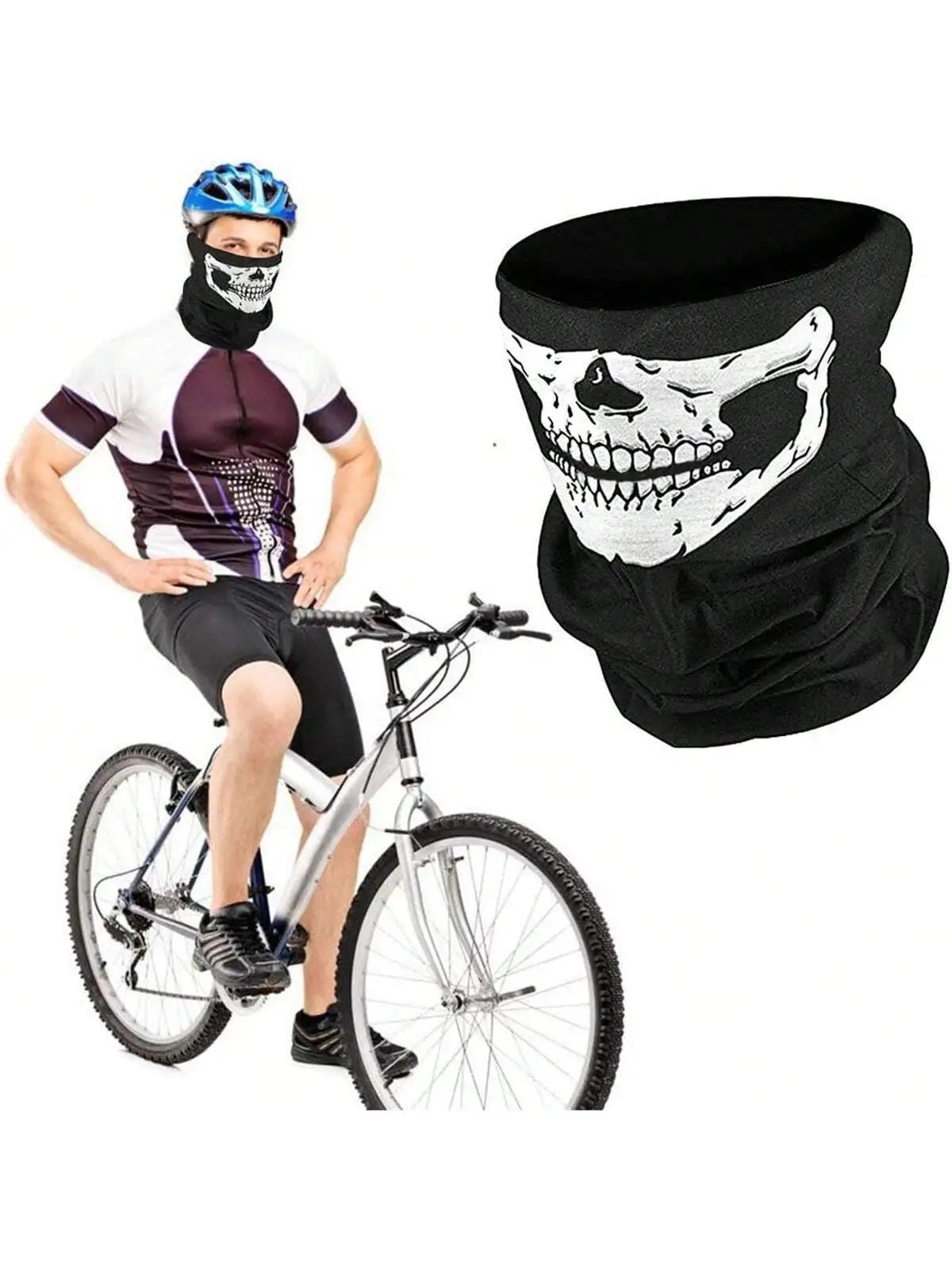 1PC Breathable Mask Skull Mask Seamless Balaclava Hat Headwear Scarf