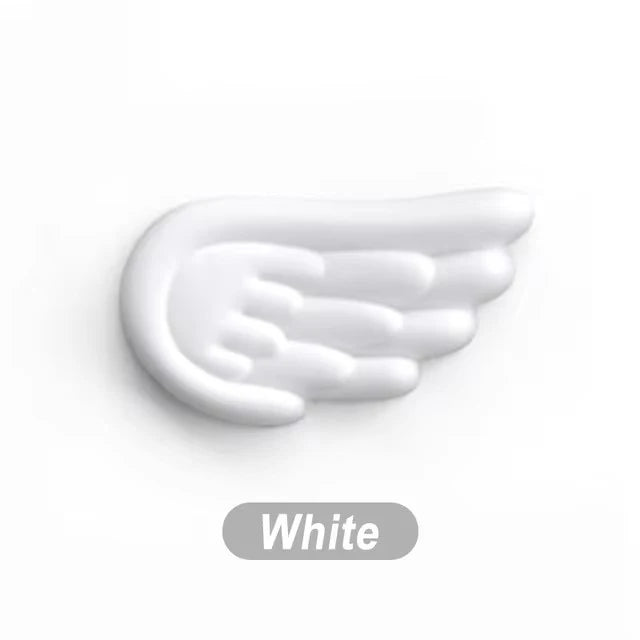 Keyboard Mouse Wrist Rest Angel Wing Memory Foam Mouse Pad Set Wrist Support Ergonomic Non-Slip For Office PC Laptop Easy Typing