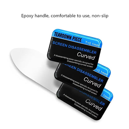 1-5PCS Stainless Steel Blade Soft Thin Pry Spudger Cell Phone Tablet Screen Battery Opening Tools For Samsung IPhone IPad Opener
