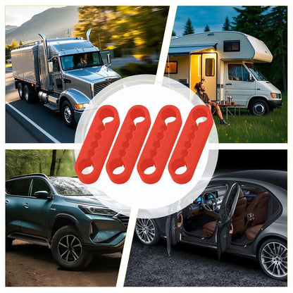 Silicone Car Door Shock Absorber Pads, Elastic Cushion Damper, Reduce Noise & Protect Paint for Car Truck SUV RV Door Edge