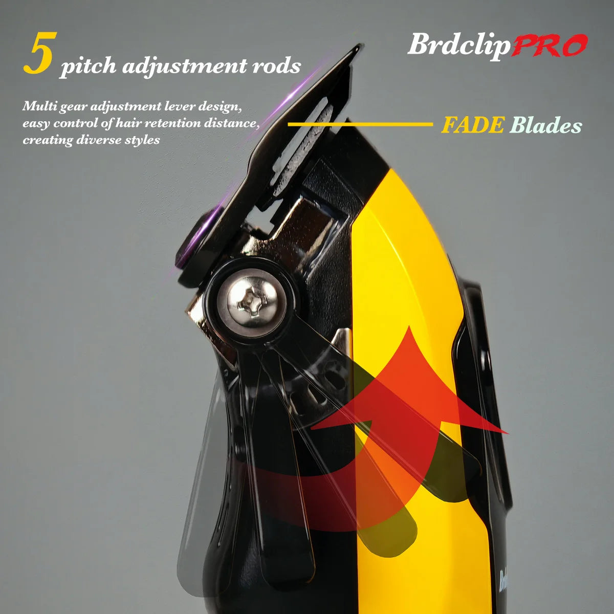 BRDCLIP Hair Clippers Rechargeable Clippers Barber Adjustable Hair Cut Machine Cordless LED Display Clippers Set BRD-619 BRD-339