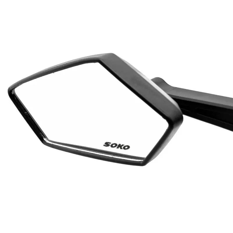 Universal Bike Handlebar Mirrors Motorcycle Rear View Mirror HD Wide Angle & 360° Rotating Back Sight Rearview Motorcycle Mirror