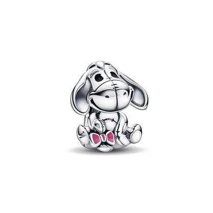 Hot Sell MINISO Disney 925 Sterling Silver Animals Mobilization Charms Beads Hot Original Bracelet DIY Jewelry Women Pendant