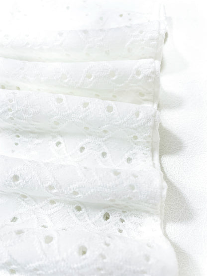 Women's Plain Eyelet Embroidery Button Front Tank Top, Casual Sleeveless Top for Summer, Ladies Hollow Out Tank Top
