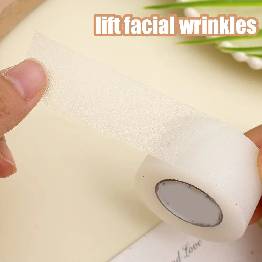 8M/Roll PE Facial Tape Breathable Lift Wrinkles Cosplay Makeup Tape Beauty Makeup Tool Transparent V-Line Face Lift Tape