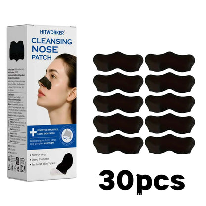 Alcohol-Free Nose Cleaning Strips – Deep Cleansing Pore Patches for Excess Oil Removal  Refined Skin, Mild  Fragrance-Free