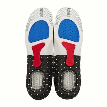 Orthopedic Insoles for Man Women Memory Foam Cushion Gel Insole Silicone Arch Support Pads Sport Shoe Pad Soft Running Insert