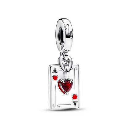 Hot Sell MINISO Disney 925 Sterling Silver Animals Mobilization Charms Beads Hot Original Bracelet DIY Jewelry Women Pendant