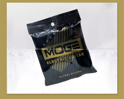 MOGE Hexagonal Carbon Steel Electric Guitar Strings Nickel Alloy Super Light Tension Accessories