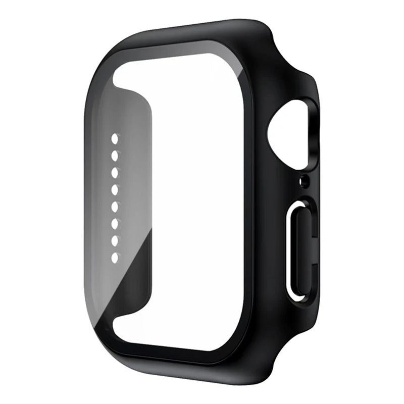 Glass+Cover For Apple Watch case 11 10 9 8 7 6 SE 5 Accessorie Screen Protector iwatch series 46mm 42mm 49mm 44mm 40mm 41mm 45mm