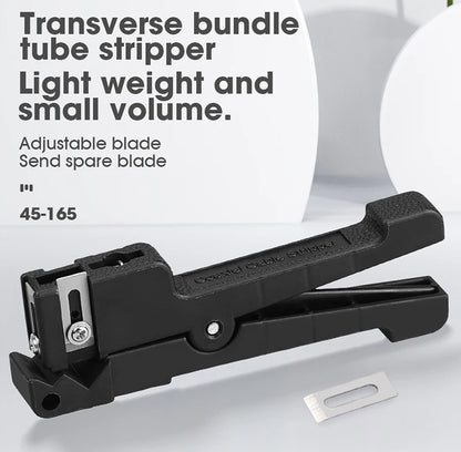 45-162 45-163 45-165 Fiber Optic Stripper Coaxial Cable Stripper Optical Cable Slitter Wire Stripper Tool Beam Tube Stripper