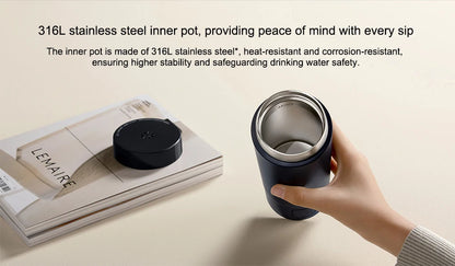 Original MIJIA Portable Electric Kettle 2 Thermos Cup Fast Water Boiler 350ml Smart Temperature Insulated Kettle Travel (CN)