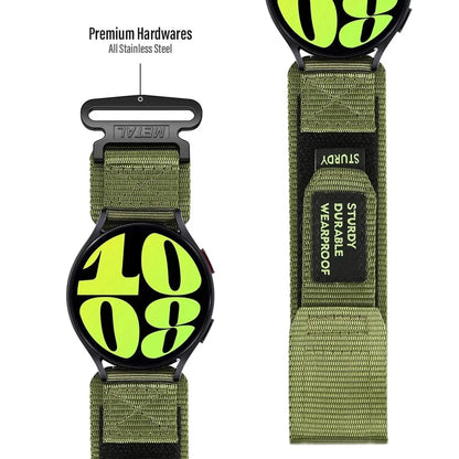 22mm 20mm Camouflage Nylon Strap for Samsung Galaxy Watch 7 6 5 4 40/44mm 6 Classic 43 47mm Band for Huawei Watch GT5 4Pro Band