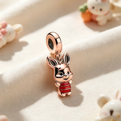 Hot Disney Winnie the Pooh Piglet Tigger Charm Pendant Original Bracelet Necklace Beads For Diy Jewelry Women Gift