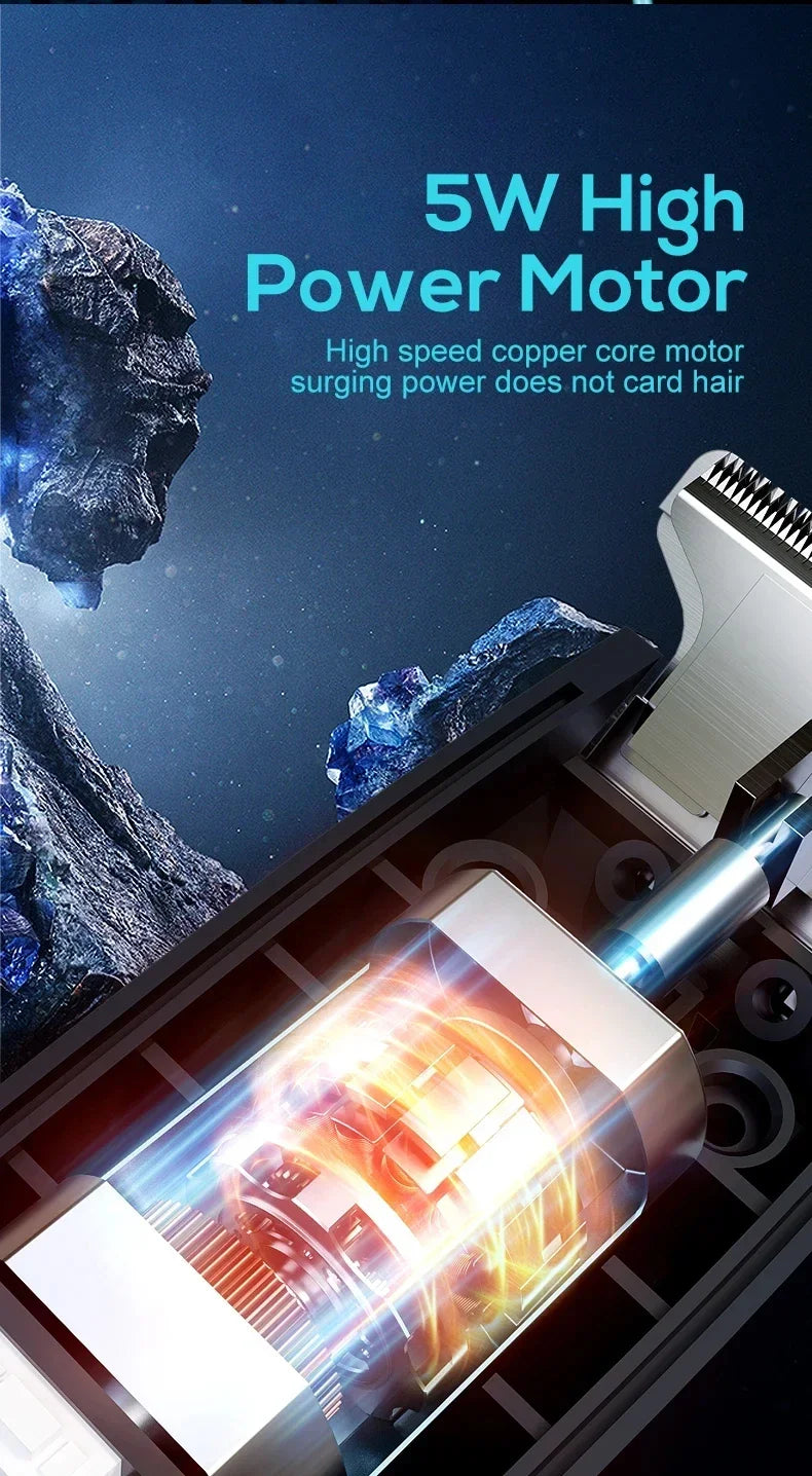 New Electric Hair Clipper Hair Trimmer for Men Body Groomer & Pubic Waterproof Hair Trimmer Replaceable Ceramic Blade 2026