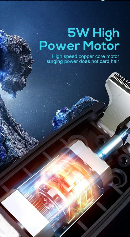 New Electric Hair Clipper Hair Trimmer for Men Body Groomer & Pubic Waterproof Hair Trimmer Replaceable Ceramic Blade 2026