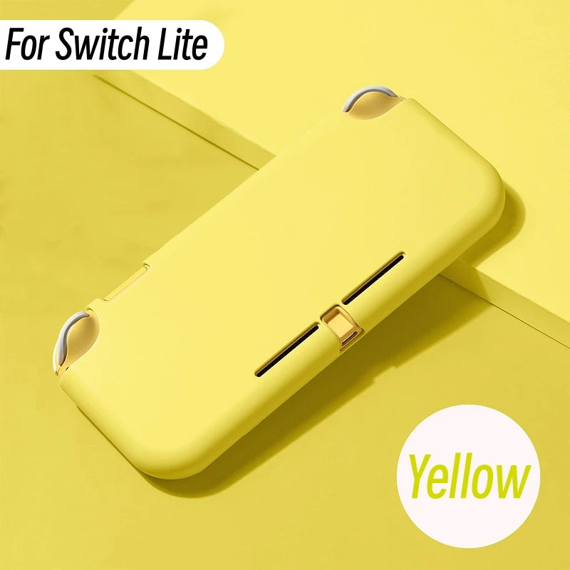 Pure Color Case For Nintendo Switch Lite Game Console TPU Soft Cover Case for NS Switch Lite Shell Good Protection Washable