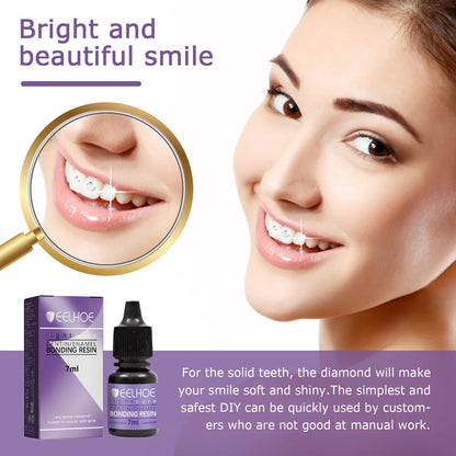 EELHOE Dental Tooth Gems Glue for Diamond Mosaic Anti-Drop Crystals Jewelry Teeth Decoration Orthodontic Glue Teeth Gems Glue