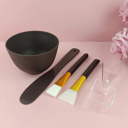 Girls Facial Skin Care Tools Kit - 2/3/4/5Pcs Set for Mask Mixing Bowl Women's Beauty Makeup Supplies Face Set