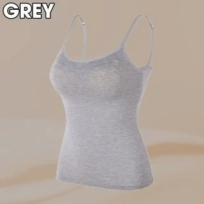 Higher Quality Solid Padded Bra Sexy Women Tops Camisole Top Women Vest Women Camisole with Built in Bra Cami Top Vest Tank Top
