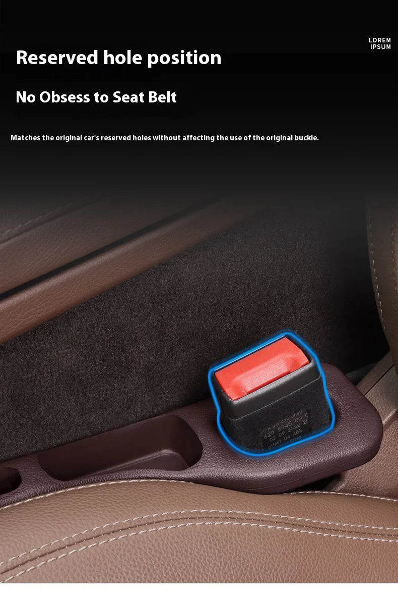 1 Pair of Car Seat Gap Plug Strips Seat Edge Protection Plug Strips and =Seat Anti-leak Plug Strips Have A Comfortable Hand Feel