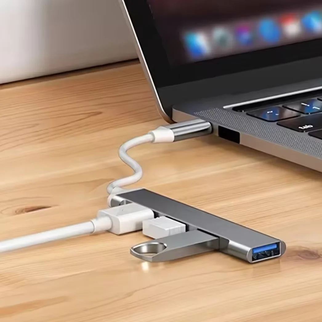 467 USB Dock Multi-Function Wire Divider High Speed Transmission One Drag Four Expanders for Mobile Phone Computer