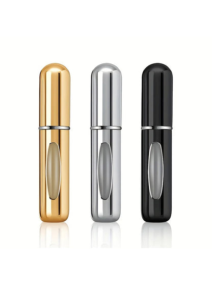 Mini Refillable Perfume Atomizer Aluminum, Travel Perfume Atomizer 5ml, Portable Perfume Dispenser, Refillable Perfume Case Rugg