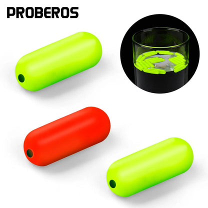 100pcs Premium Rubber Oval Bobber Stoppers - Space-Saving Float Stops for Fishing Gear - Durable Fishing Accessories for Anglers