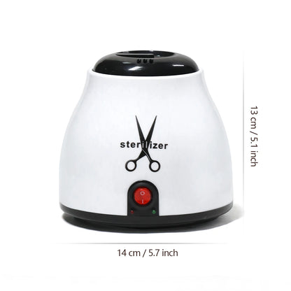 YIKOOLIN 100W Nail Tool Sterilizer Pot High Temperature to Clean Nail Tool  Disinfectant Jar Tweezer Disinfectant Container