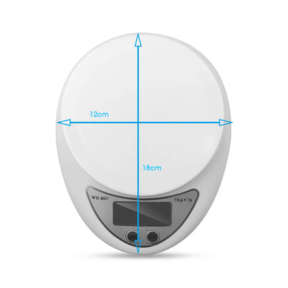 5kg/1g Portable Digital Scale LED Electronic Scales Food Balance Measuring Weight Electronic Scales Kitchen Accessories Tools