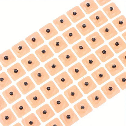 600/1200PCS Relaxation Ear Stickers Therapy Needle Patch Ear Acupuncture Needle Ear Massage Care Auriculotherapy Vaccaria Seeds