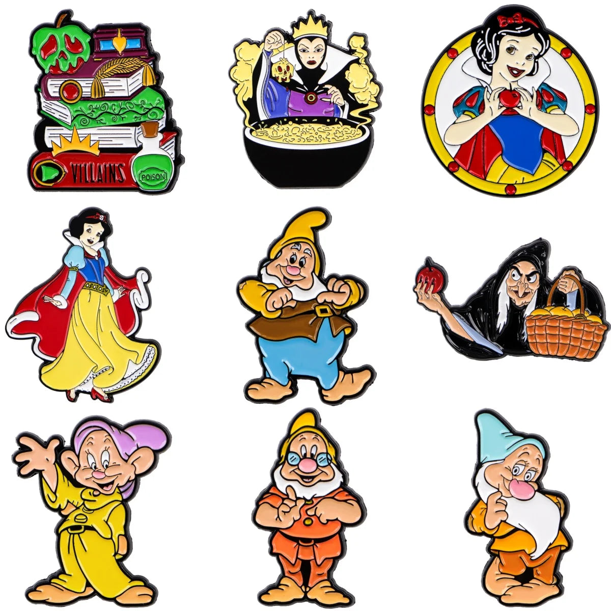 Funny Witch Enamel Pin Cartoon Old Men Brooch For Coat Women's Brooches Fashion Lapel Badges Jewelry Gift for Friends