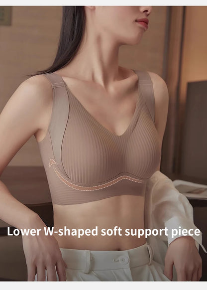 Women Maternity Bra Non Slip Shoulder Strap Bralette Simple and Casual No Underwire Padded Full Cup Size Adjustable Underwear