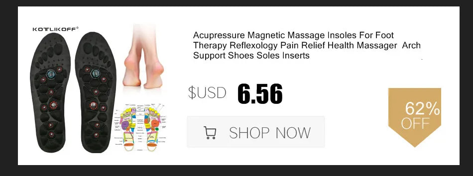 Magnetic Therapy Massage Insoles For Shoes Foot Acupressure Enhanced Magnetic Insole Point Therapy Feet Body Detox Insert Pads