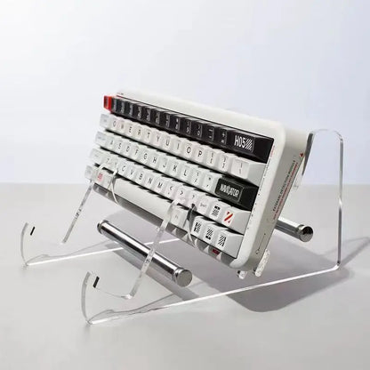 Keyboard Display Stand Transparent Acrylic Keyboard Stand for Computer Mechanical Keyboard holder layer Rack keyboard tray