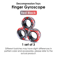 Black Red Ring