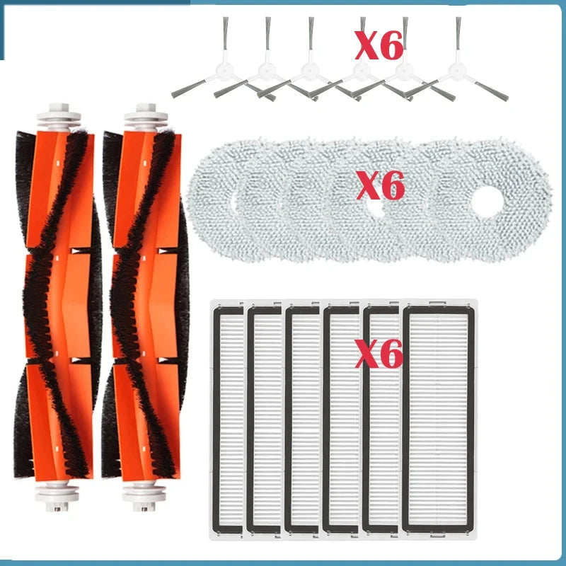Compatible For Xiaomi Robot Vacuum S10+ / S10 Plus B105 Spare Parts Accessories Main Side Brush Hepa Filter Mop Rag Cloth