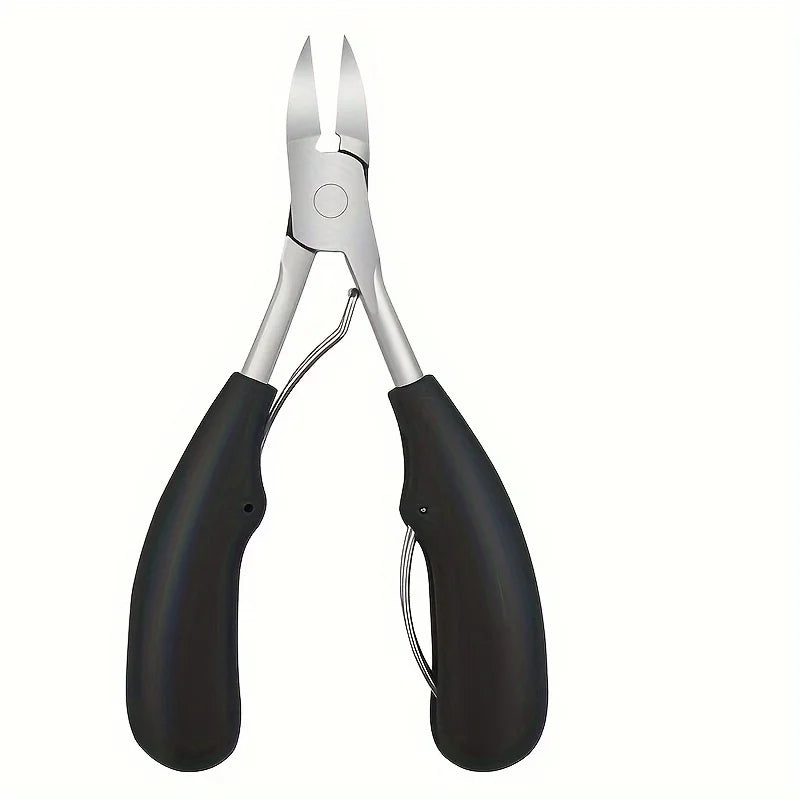 Professional Grade Concave Stainless Steel Nail Clippers for Thick Nails and Ingrown Toenails Sharp Curved Blade for Easy Trimmi