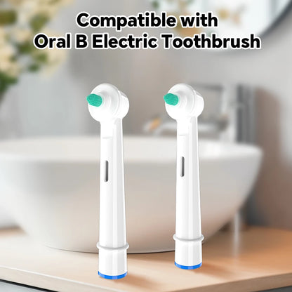 2pcs Compatible with Oral B Electric Toothbrush Replacement Brush Heads, Interdental Toothbrush Heads for Cleaning Between Teeth