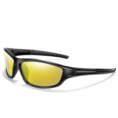 Men and Women Polarized Fishing Sunglasses Outdoor Sports Cycling Driving Hiking Eyewear Camping Travel Transparent Frame UV400