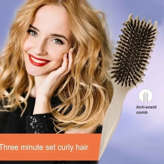 Salon Styling Curly Hair Styling Brush Curl Hair Brush for Combing and Shaping Men's and Women's Curls Reduce Pulling Tools
