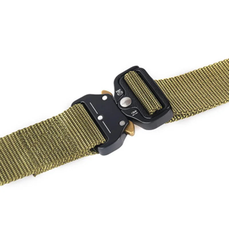 1 Pcs Outdoor Mountaineering Multifunctional Tactical Nylon Canvas Woven Trouser Belt