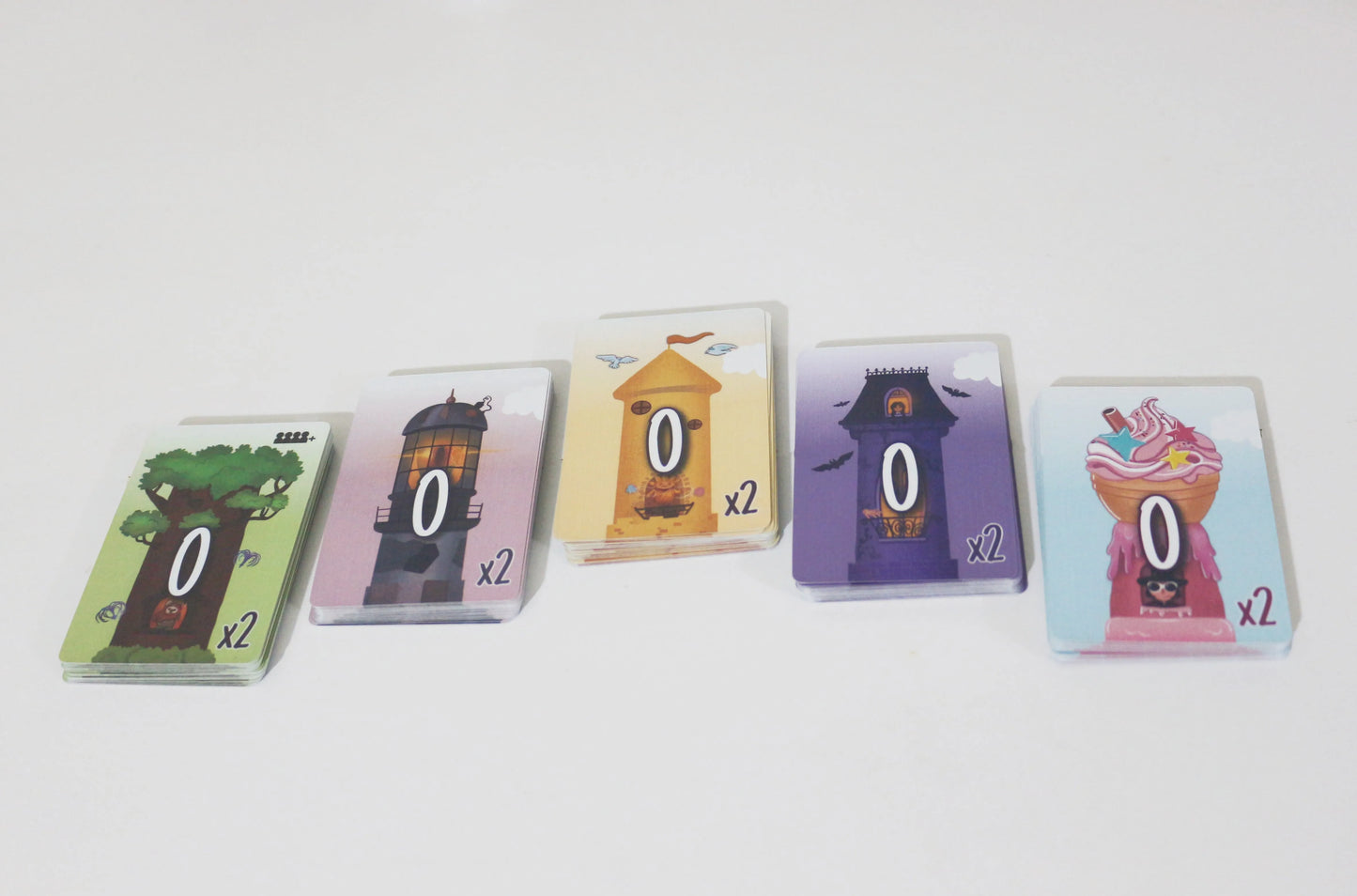 5 Towers Board Game 2-6 Players Fast paced card game, Funny Strategy Game