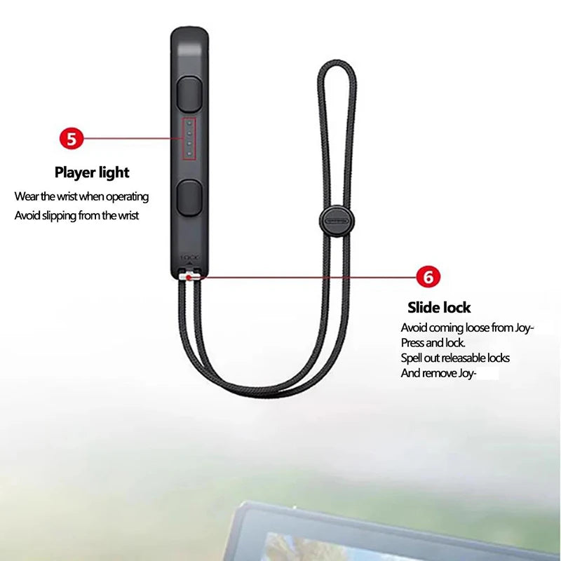 1Pcs/Lot For Nintendo Switch Game Pad Controlle For Joy-Con Wrist Stra Band Hand Rope Lanyard Laptop Video Games Accessories