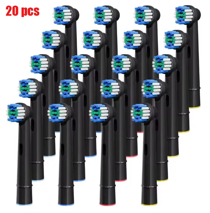 4/12/16/20 Pcs Electric Toothbrush Replacement Brush Heads Compatible with Oral-B Braun Professional - Soft Bristles Dental Care