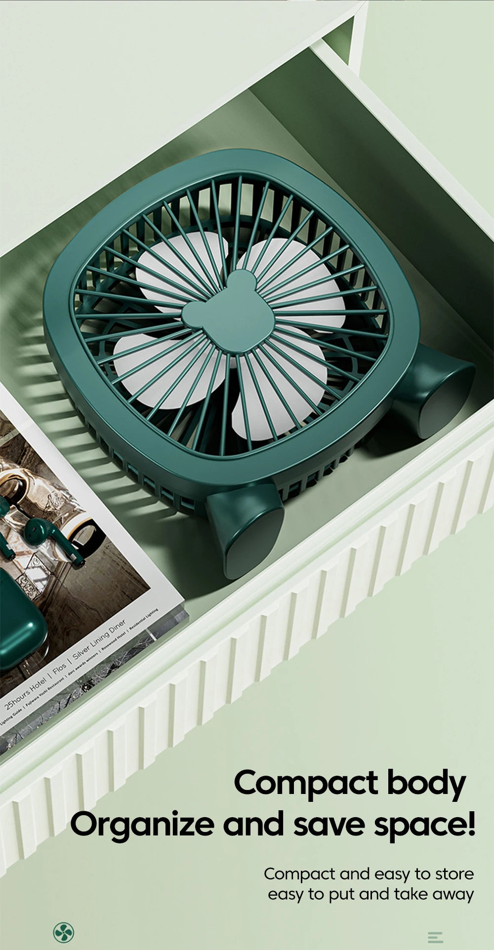 Portable Summer Mini Electric Fan For Home Office School Outdoor Camping Travel USB Direct Plug In Silent Handheld Desktop Fan