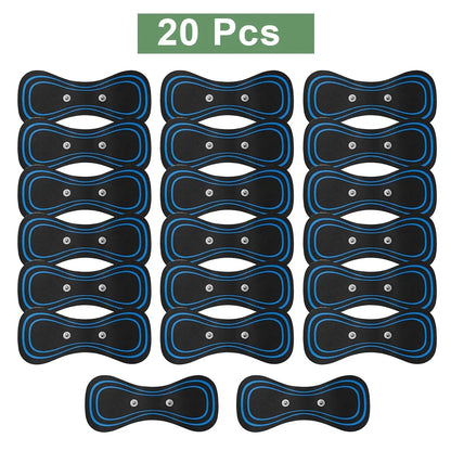 10/20Pcs EMS Muscle Stimulator Sticke Neck Massage Patch Replacement Trainer Hip Exerciser Slimming Tens Body Massager Gel Padsr